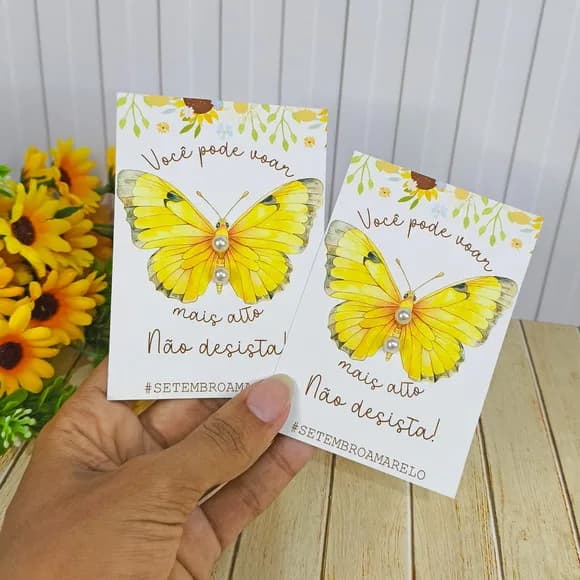 Tag com Brinco Setembro Amarelo