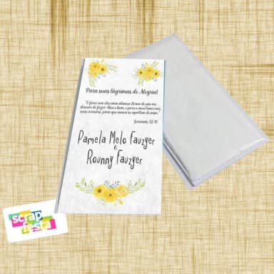 Lencinhos Lágrimas de Alegria Personalizado Festa Casamento