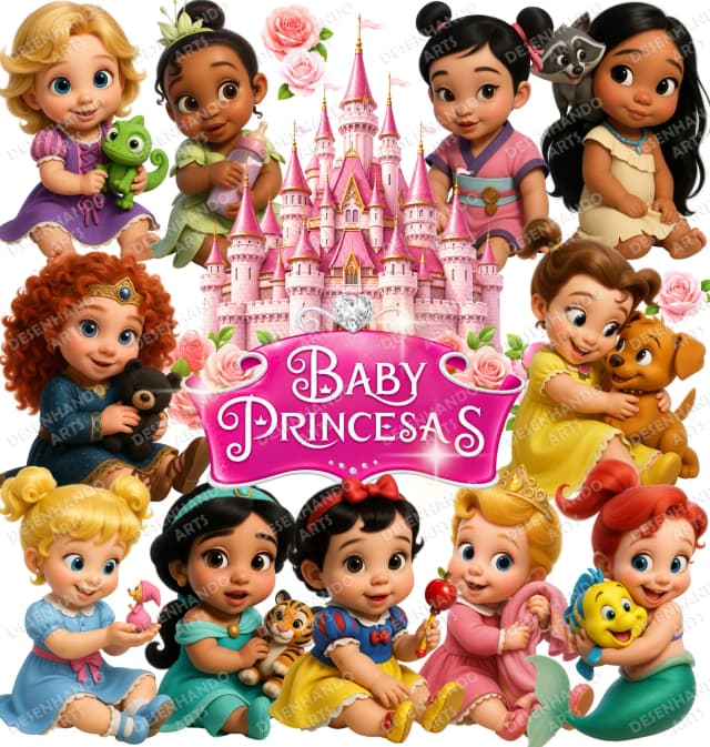 KIT DIGITAL PRINCESAS BABY