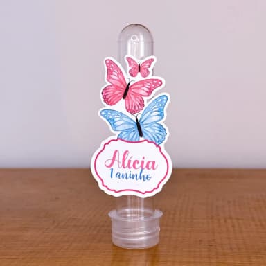 Apliques para Tubetes Personalizados JARDIM - Decoração de Festa | Lembrancinhas | Aniversário | Personalizados