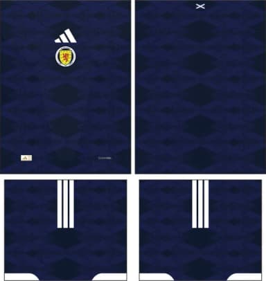 Arte Vetor Camisa Escocia Local 2026