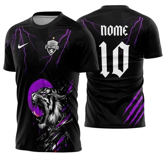 Arte Vetor Camisa Interclasse Tigre Mod-866