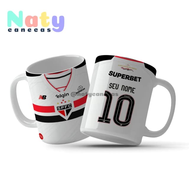 Caneca Personalizada Camisa São Paulo 2026