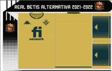 Vetor Da Camisa Real Betis Alternativa 2021-2022