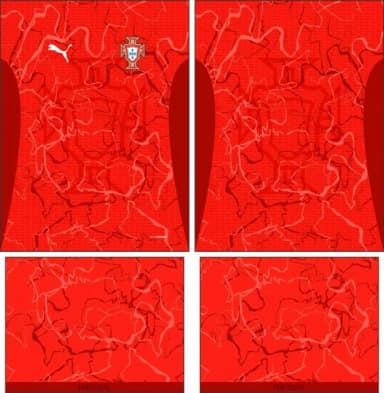 Arte Vetor Camisa Portugal Concept 2025