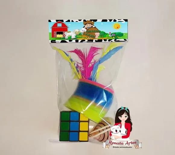 Kit Brinquedos Retrô Tema Fazendinha