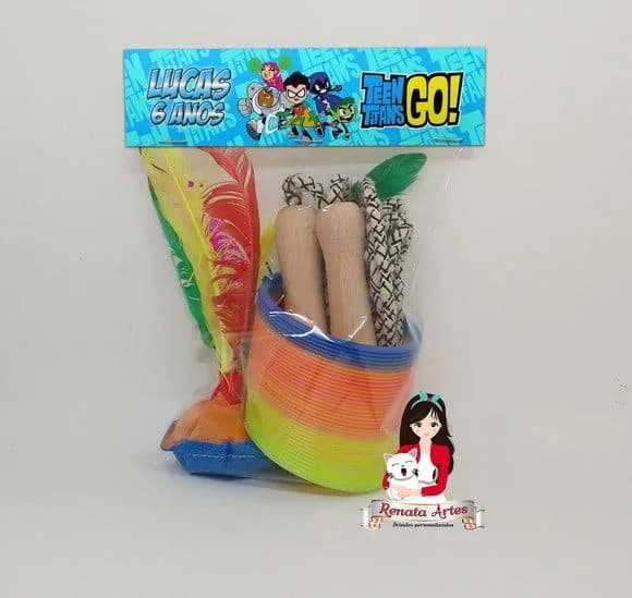 Kit Boa Infância Personalizado Jovens Titãs