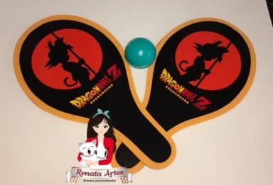 Raquetes de Ping Pong Tema Dragon Ball Z