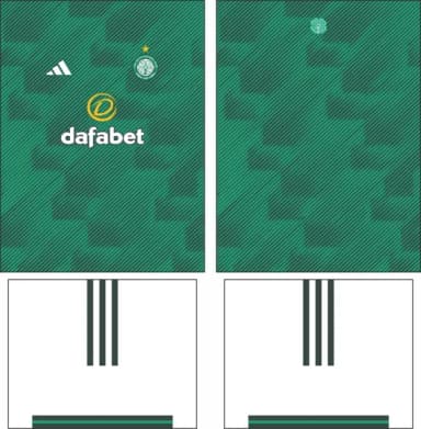 Arte Vetor Camisa Celtic Conceito 2025