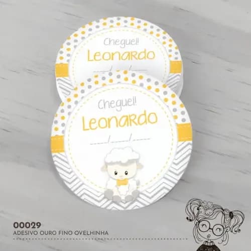 Adesivo Água Ouro Fino Ovelhinha - 00029