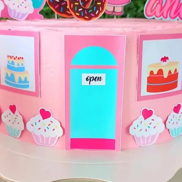 Topo de Bolo Confeitaria