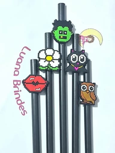 Lápis C/ponteira Minecraft Pacote com 5 Unidades Variados