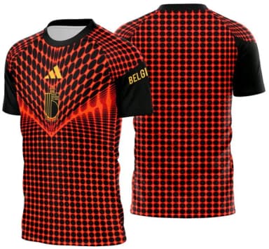 Arte Vetor Camisa Belgica Pre-jogo 2026