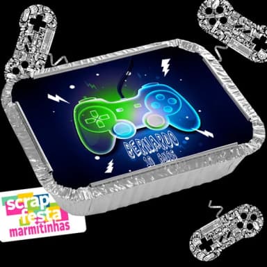 Marmitinha Personalizada Festa Video Game