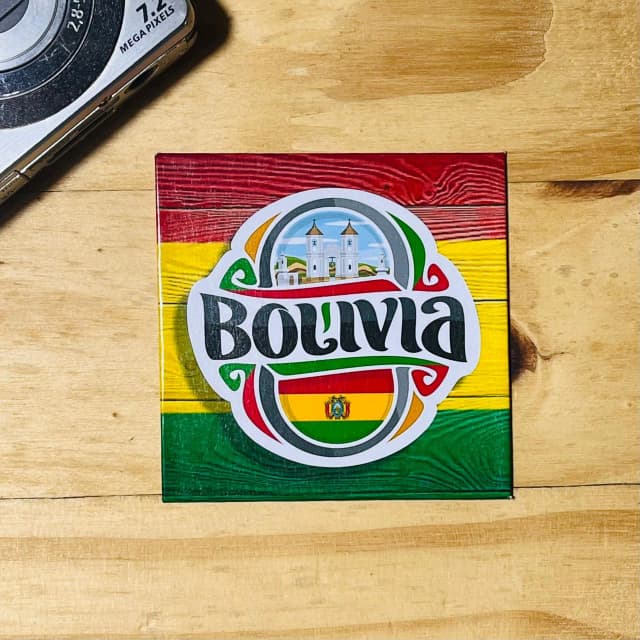 Imã Decorativo Lembrança - Bolivia
