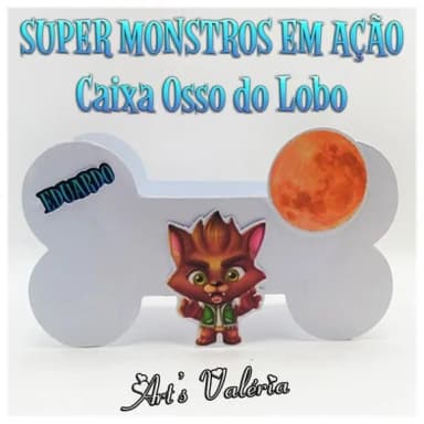 Caixa Osso do Lobo - Super Monstros em Ação