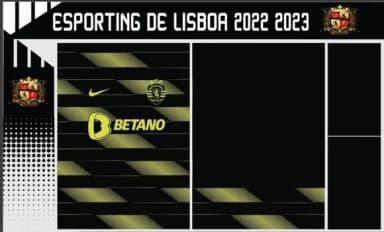 Vetores Camisa Esporting De Lisboa 2022 2023