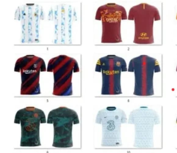 Vetores Artes Templetes Camisa Futebol 21/22 - Pack 40 Artes