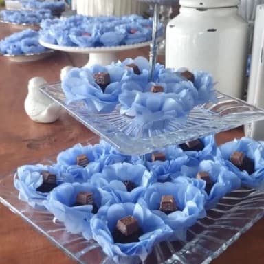 Forminhas para Doces Azul Serenty