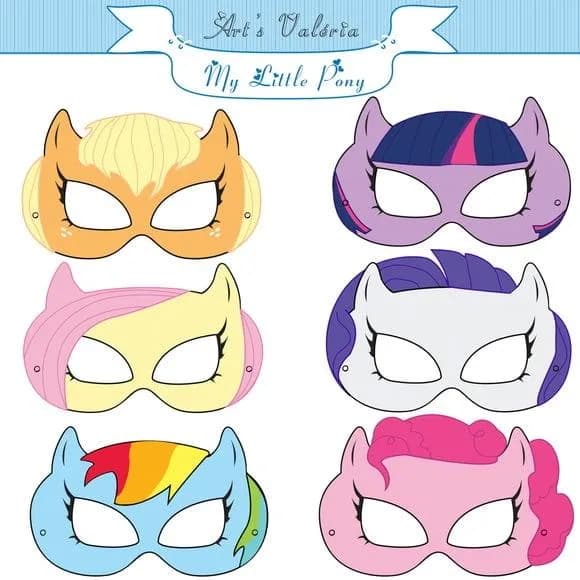 Máscara My Litlle Pony - Cada