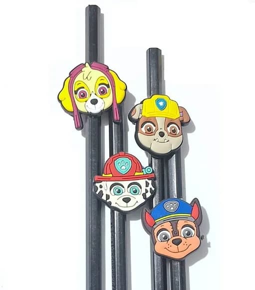 Lápis C/ponteira Patrulha Canina 3cm Pacote com 8 Unidades