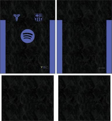 Arte Vetor Camisa Barcelona Pre-jogo 2025-2026