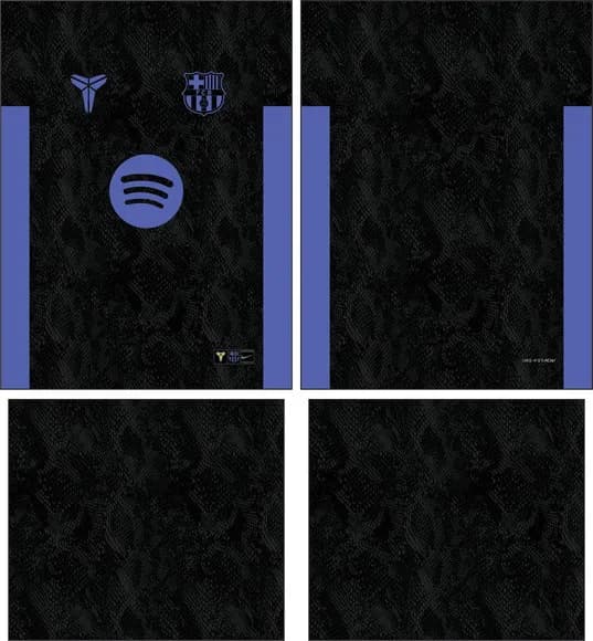 Arte Vetor Camisa Barcelona Pre-jogo 2025-2026