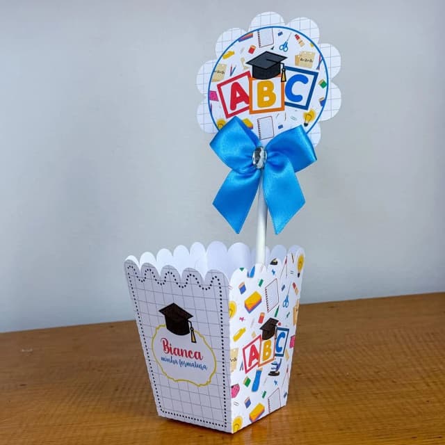 PEGUE E MONTE - Centro de Mesa ABC - Decoração de Festa | Lembrancinhas | Aniversário | Personalizados