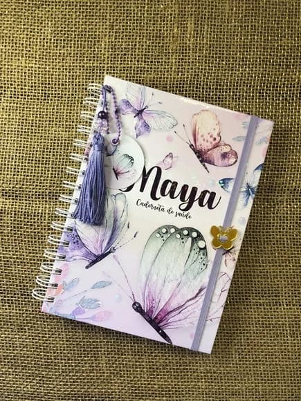 Caderneta de Saúde / Vacinação Personalizada - Borboletas