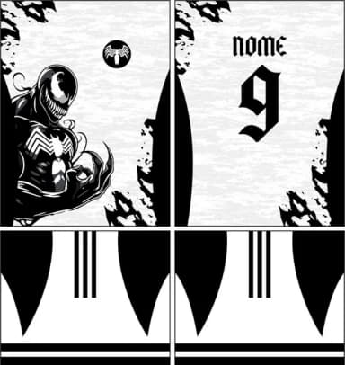 Arte Vetor Camisa Interclasse Venom Mod-797