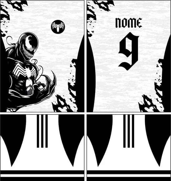 Arte Vetor Camisa Interclasse Venom Mod-797