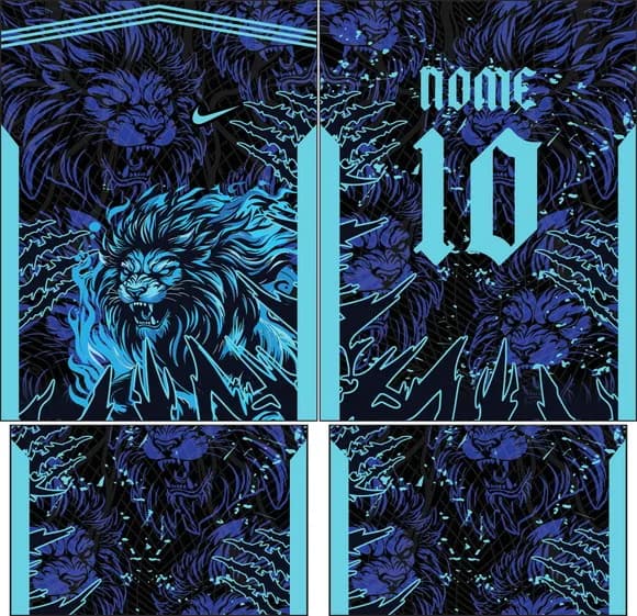 Arte Vetor Camisa Interclasse Leão Mod-847
