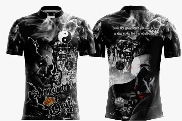 Templates Camisas Da Quebrada - Pack 27 Estampas