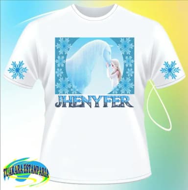 Camiseta Frozen 2 - Cavalo Mágico E Elsa 1
