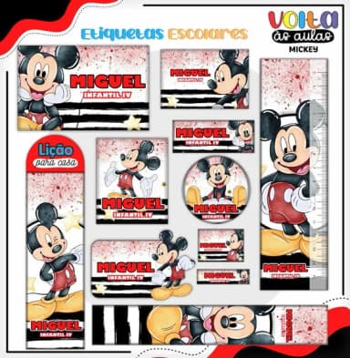 60 Etiquetas Escolares