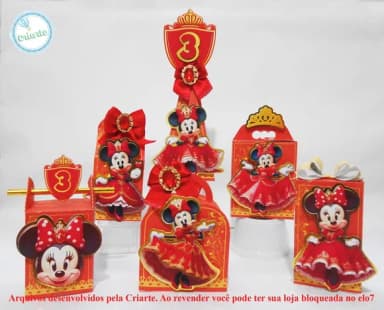 Arquivo de Corte Minnie Realeza 30