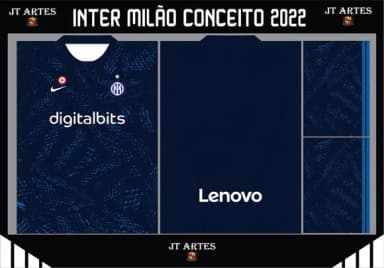 Vetor Camisa do Inter Milão Conceito 2022