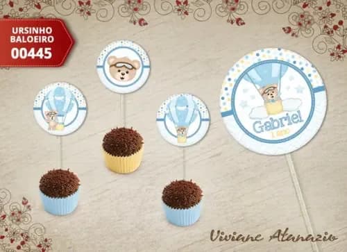 Topper Ursinho Baloeiro - 00445