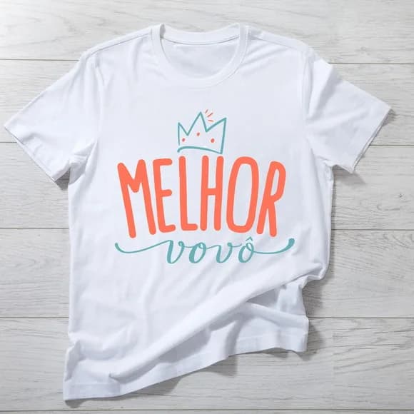 Camiseta Melhor Vovô - Presente Especial para Avô