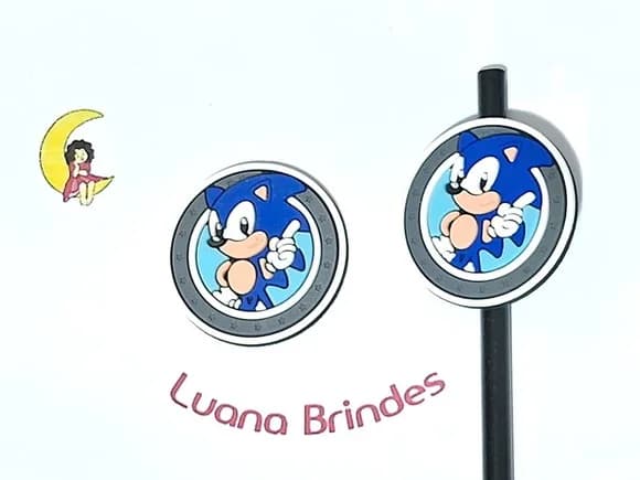 Ponteira P/lápis Sonic Emborrachado Pacote com 5 Unidades