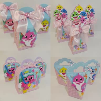 Kit 30 Lembrancinhas Baby Shark
