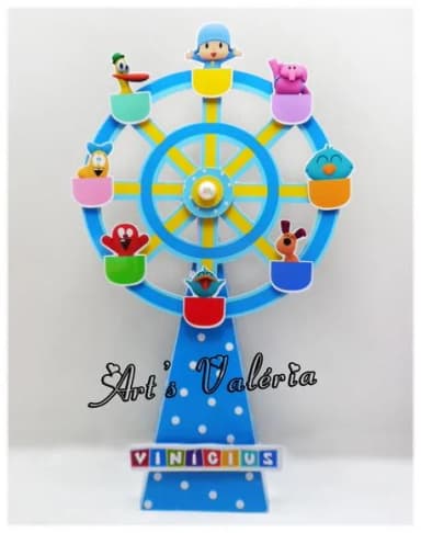 Roda Gigante Piramide Pocoyo - 26cm