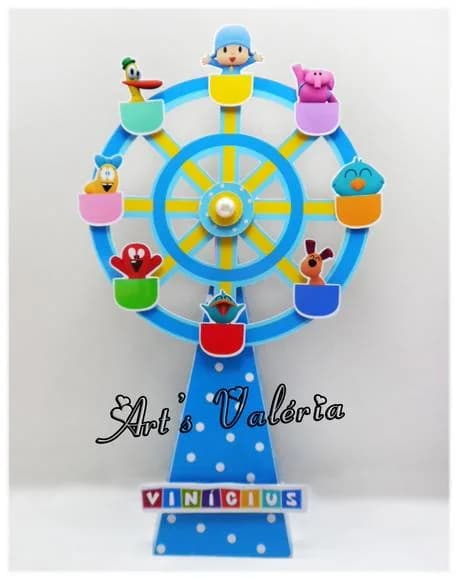 Roda Gigante Piramide Pocoyo - 26cm