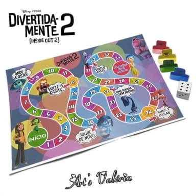 Jogo Tabuleiro Divertida-mente 2 (inside Out 2)