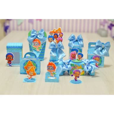 Kit 30 Lembrancinhas Bubble Menino