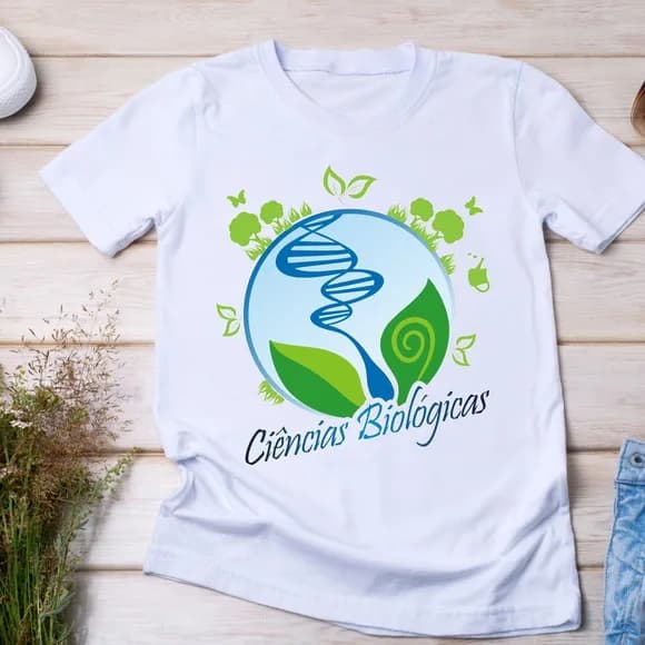 Camiseta Ciências Biológicas - Dna, Vida e Natureza