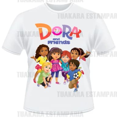 Camiseta Dora e Amigos