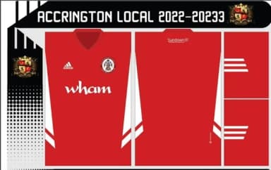 Vetor Camisa Da Accrington Local 2022-2023