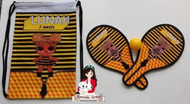 Mochila Ping Pong Tema Lol Queen Bee