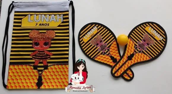 Mochila Ping Pong Tema Lol Queen Bee